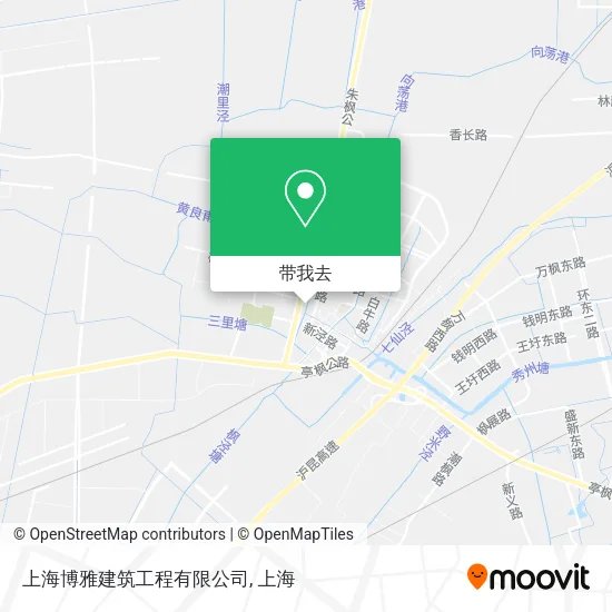上海博雅建筑工程有限公司地图