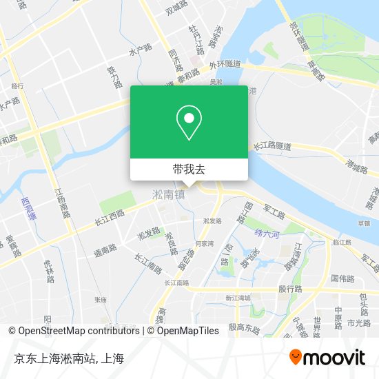 京东上海淞南站地图