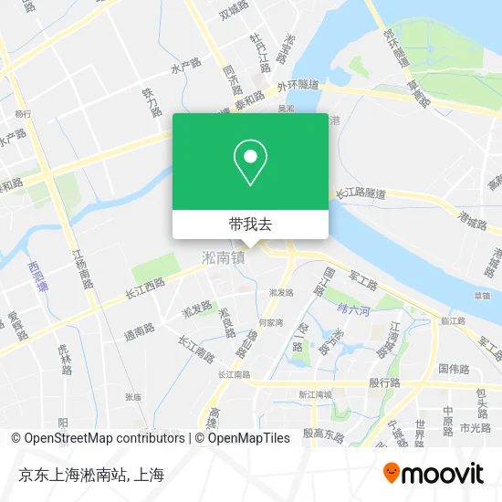 京东上海淞南站地图
