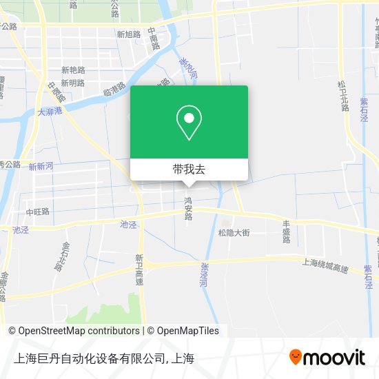 上海巨丹自动化设备有限公司地图