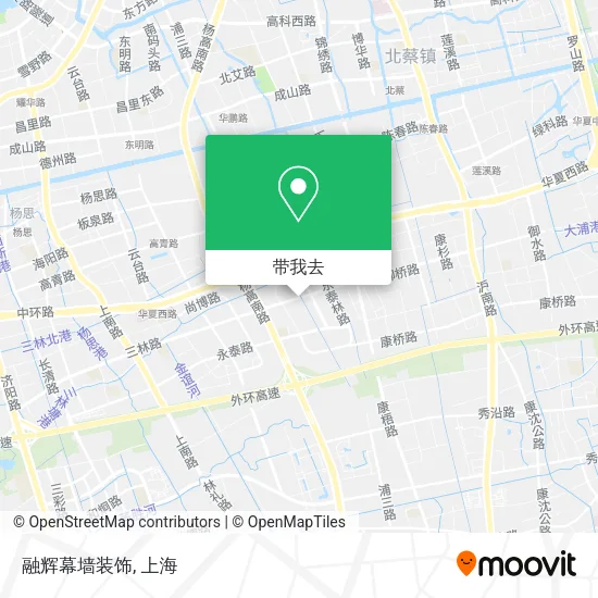 融辉幕墙装饰地图