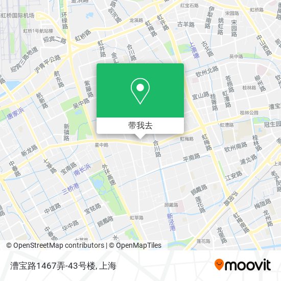 漕宝路1467弄-43号楼地图