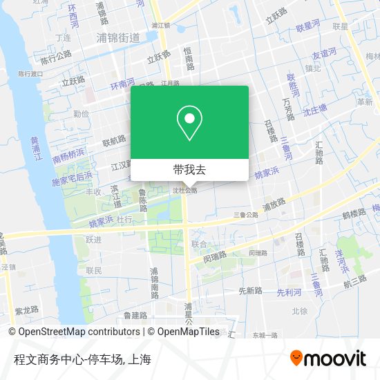 程文商务中心-停车场地图