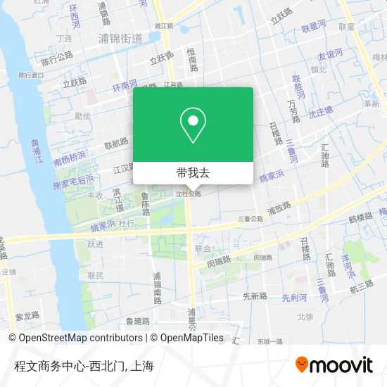 程文商务中心-西北门地图