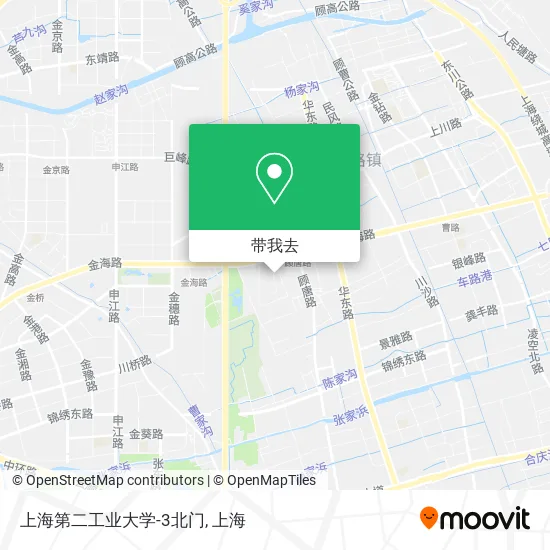 上海第二工业大学-3北门地图