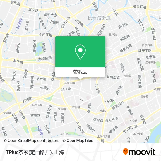 TPlus茶家(定西路店)地图