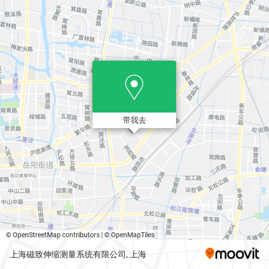 上海磁致伸缩测量系统有限公司地图