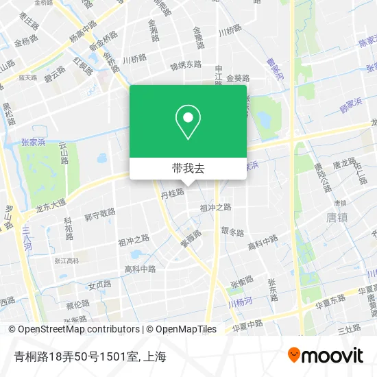 青桐路18弄50号1501室地图