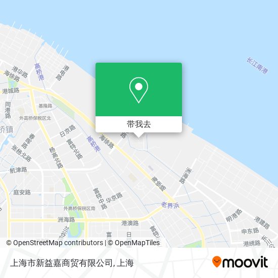上海市新益嘉商贸有限公司地图