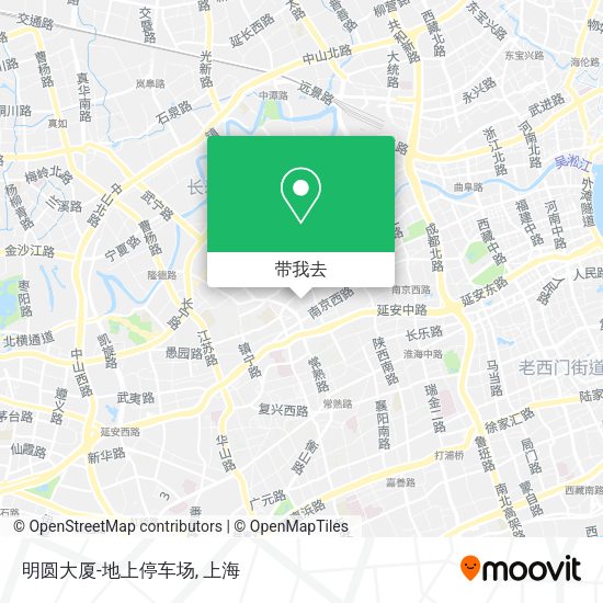明圆大厦-地上停车场地图
