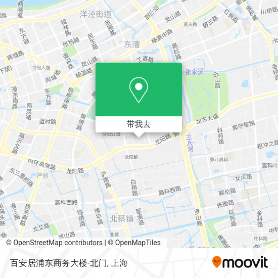 百安居浦东商务大楼-北门地图