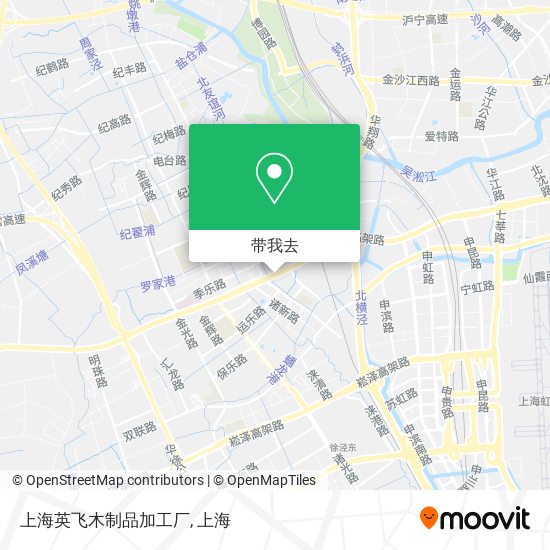 上海英飞木制品加工厂地图