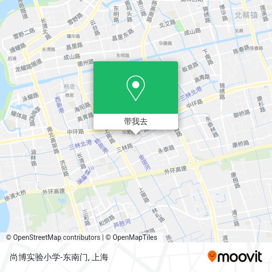 尚博实验小学-东南门地图