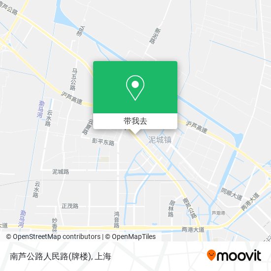 南芦公路人民路(牌楼)地图