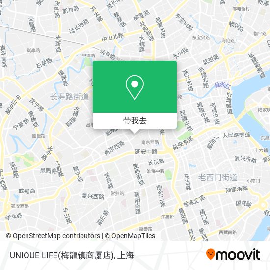 UNIOUE LIFE(梅龍镇商厦店)地图