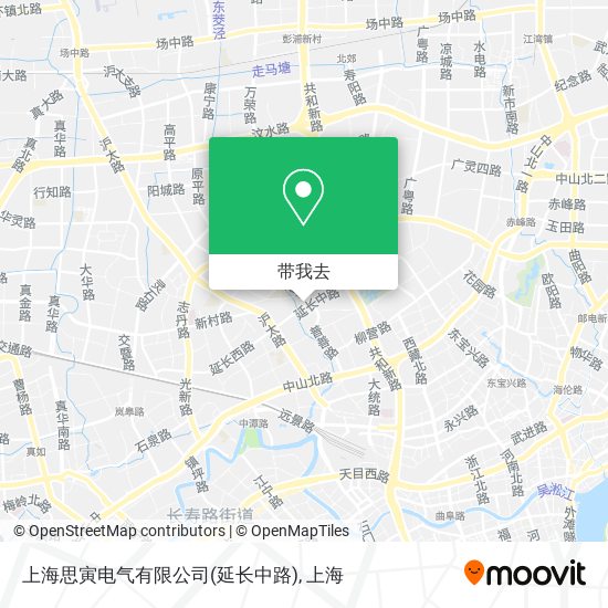 上海思寅电气有限公司(延长中路)地图