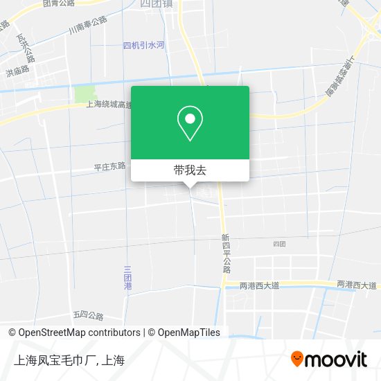上海凤宝毛巾厂地图