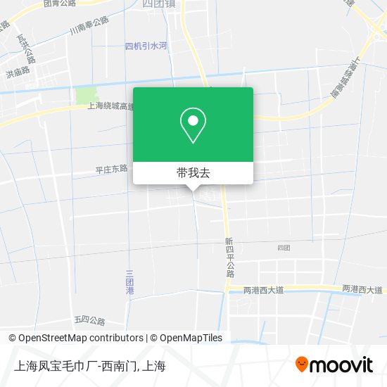 上海凤宝毛巾厂-西南门地图
