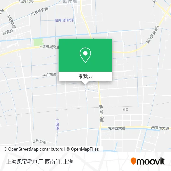 上海凤宝毛巾厂-西南门地图
