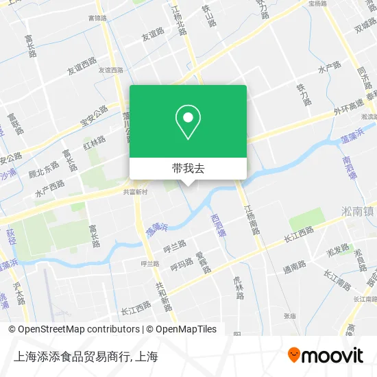 上海添添食品贸易商行地图