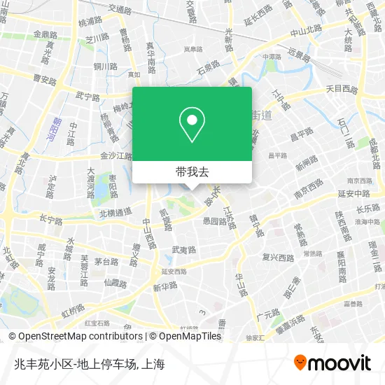兆丰苑小区-地上停车场地图