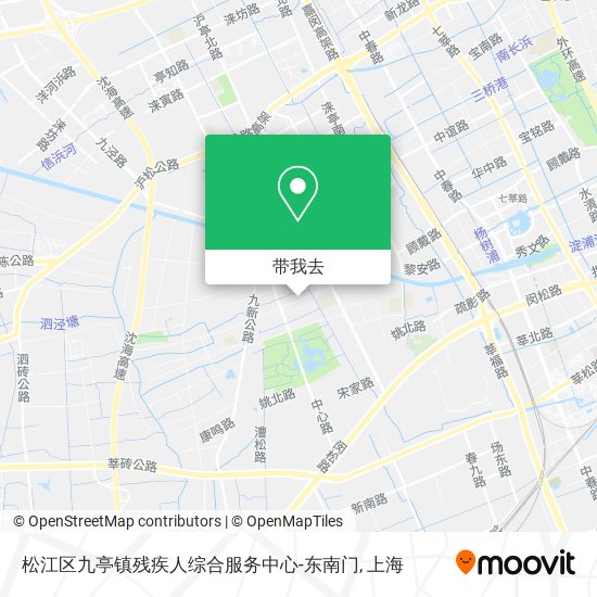 松江区九亭镇残疾人综合服务中心-东南门地图