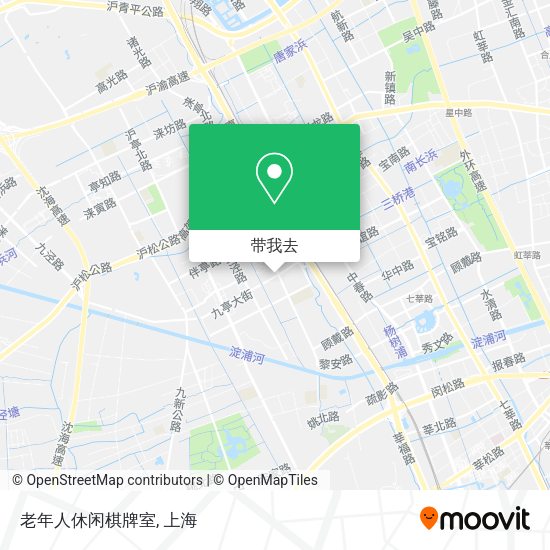老年人休闲棋牌室地图