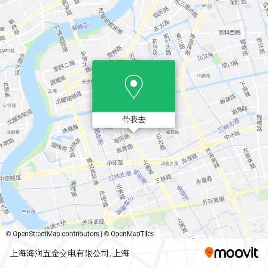 上海海润五金交电有限公司地图