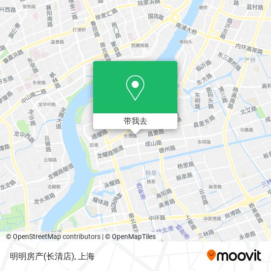 明明房产(长清店)地图