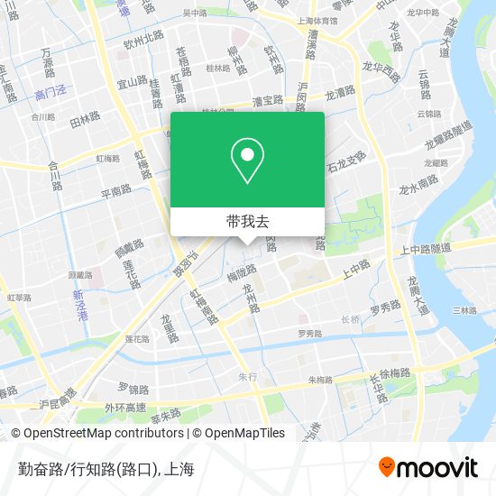 勤奋路/行知路(路口)地图