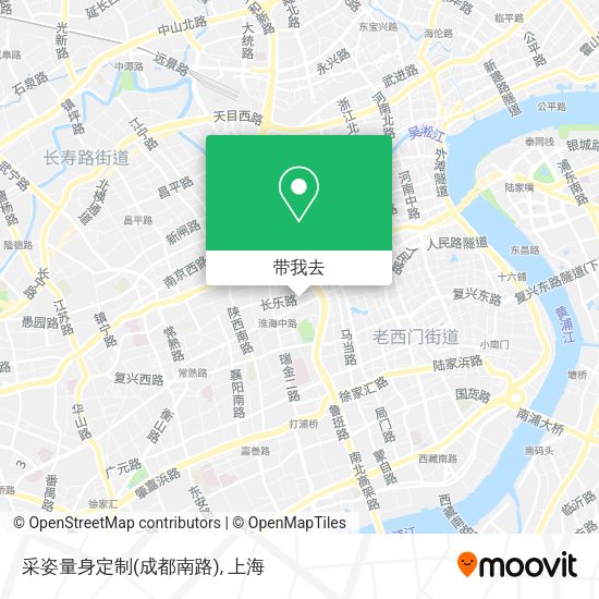 采姿量身定制(成都南路)地图