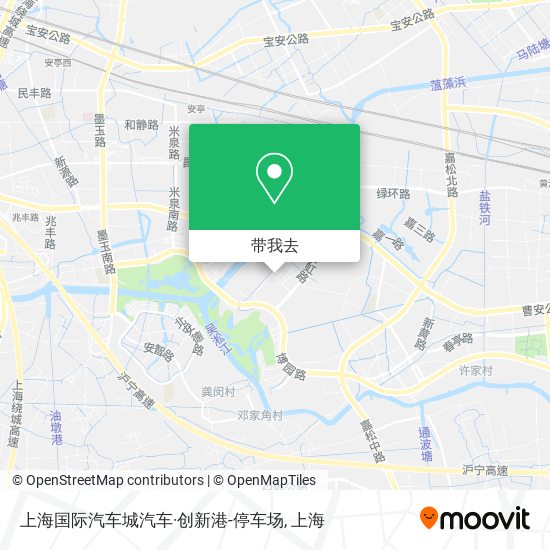 上海国际汽车城汽车·创新港-停车场地图
