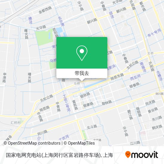 国家电网充电站(上海闵行区富岩路停车场)地图