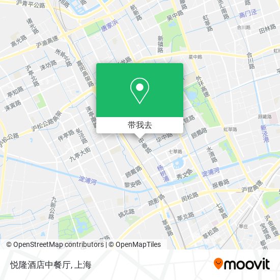 悦隆酒店中餐厅地图