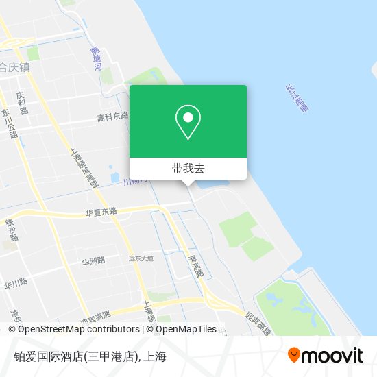铂爱国际酒店(三甲港店)地图