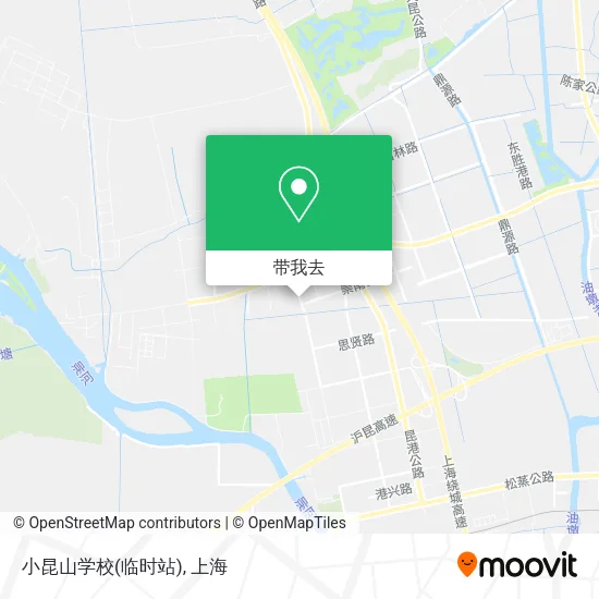 小昆山学校(临时站)地图