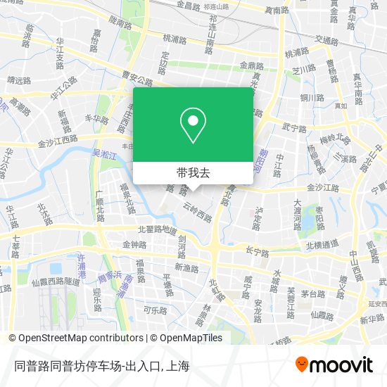 同普路同普坊停车场-出入口地图