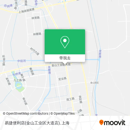 易捷便利店(金山工业区大道店)地图