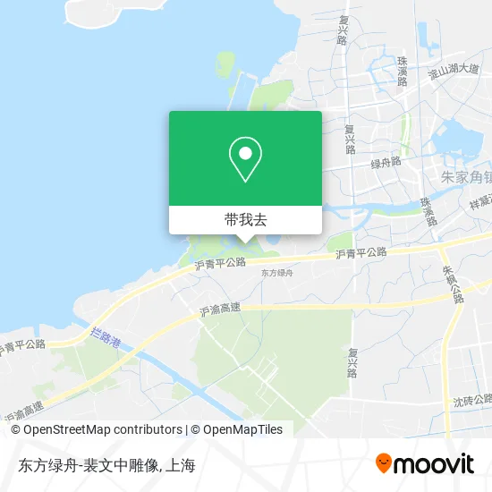 东方绿舟-裴文中雕像地图