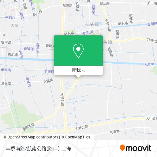 丰桥南路/航南公路(路口)地图