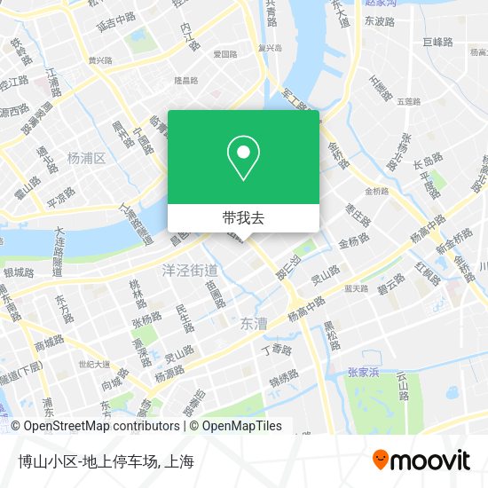 博山小区-地上停车场地图