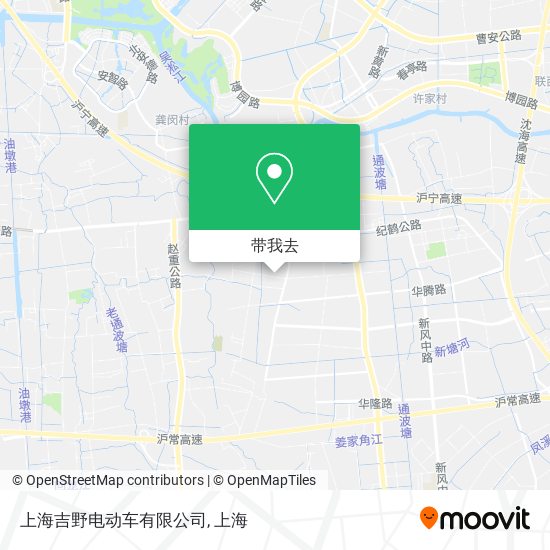 上海吉野电动车有限公司地图