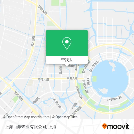 上海百酿蜂业有限公司地图