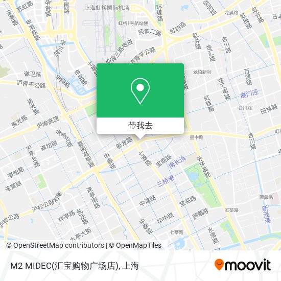 M2 MIDEC(汇宝购物广场店)地图