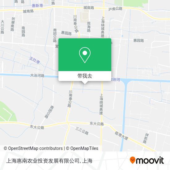 上海惠南农业投资发展有限公司地图