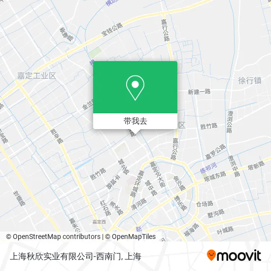 上海秋欣实业有限公司-西南门地图