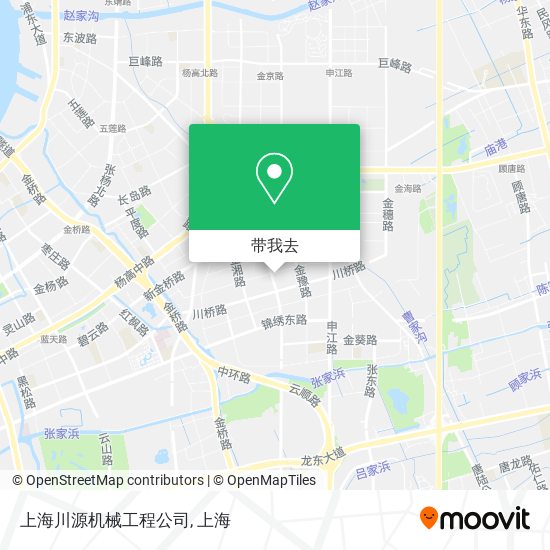 上海川源机械工程公司地图