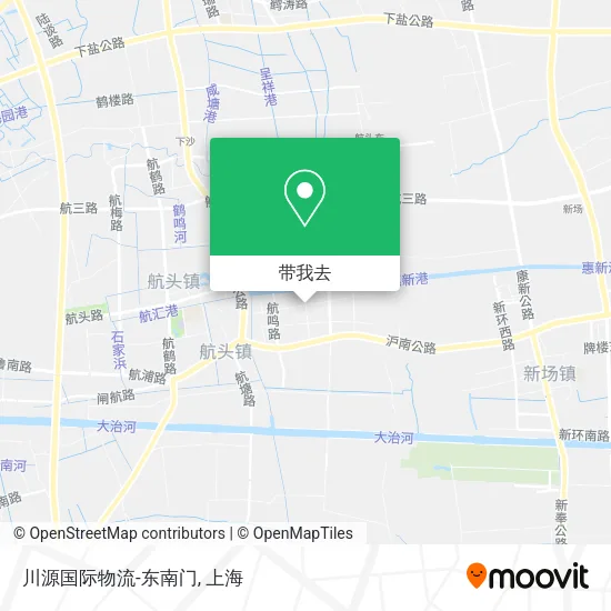 川源国际物流-东南门地图