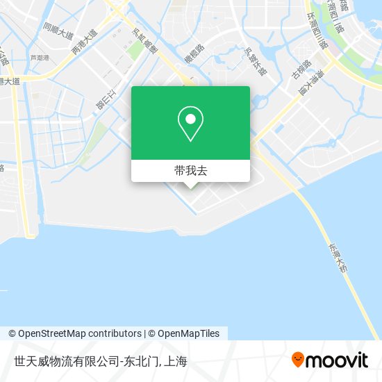 世天威物流有限公司-东北门地图