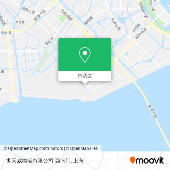 世天威物流有限公司-西南门地图